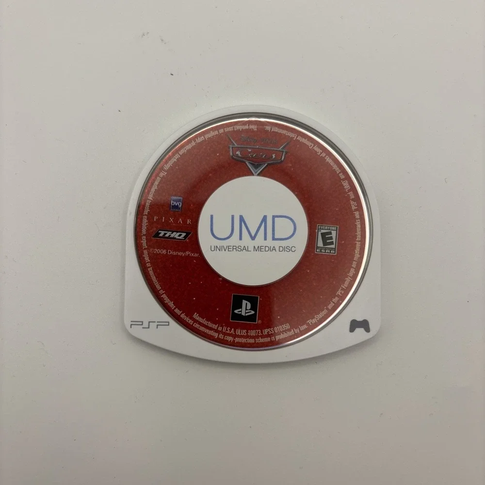 Cars PSP UMD Game Authentic Tested With Hard Shell Case PlayStation Portable